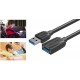 PC KÁBEL - VENTION - USB hosszabító kábel 3.0 5Gb/S 100 cm - -fekete