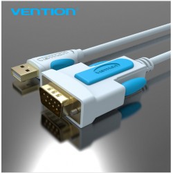 PC KÁBEL - VENTION - USB-RS232  kábel 1,8 m 9PIN DB9