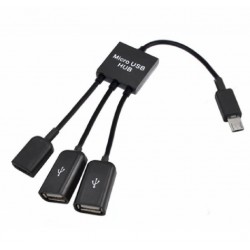 ÁTALAKÍTÓ - ADAPTER -   Micro USB csatlakozású OTG kábel 